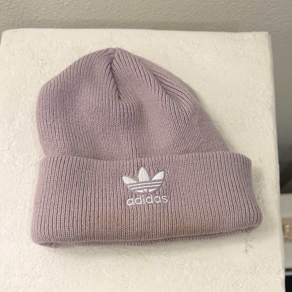 Adidas Women’s Pastel Purple Knit Beanie